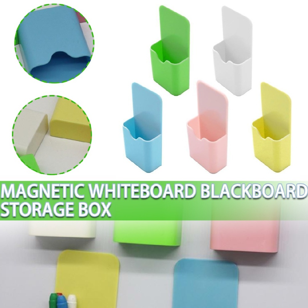 New Plastic Magnetic Pen Holder Pencil Marker Storage Box for Whiteboard Fridge