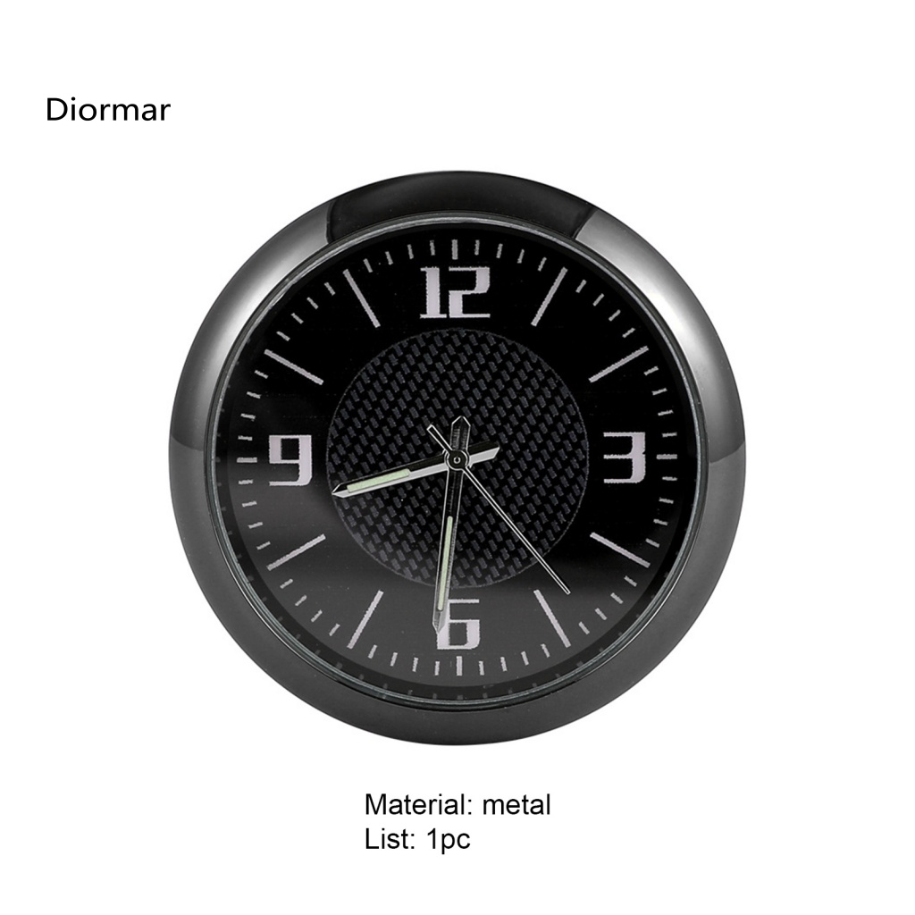 Dio Đồng Hồ Thạch Anh Tròn Kỹ Thuật Số Nút Pin Chịu Nhiệt Độ Cao / Thấp Không Phát Quang Trang Trí Bảng Điều Khiển Xe Hơi