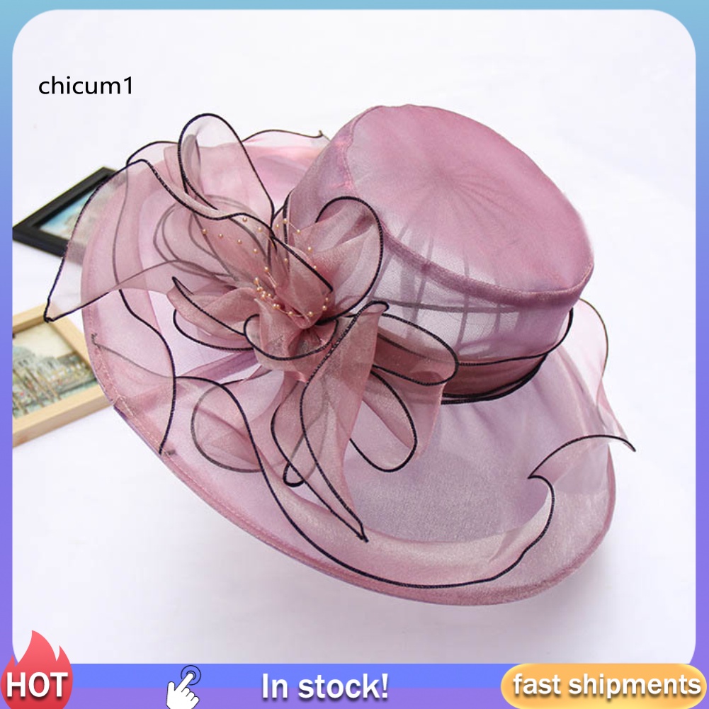 Mũ Chống Nắng Đi Biển Mỏng Nhẹ In Họa Tiết Hoa Thời Trang Tùy Chỉnh