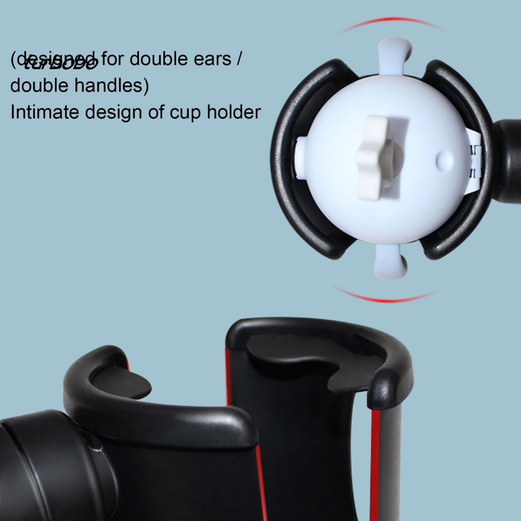 Giá Đỡ Bình Sữa Gắn Xe Đẩy Em Bé Bằng ABS Chống Trượt Dễ Điều Chỉnh