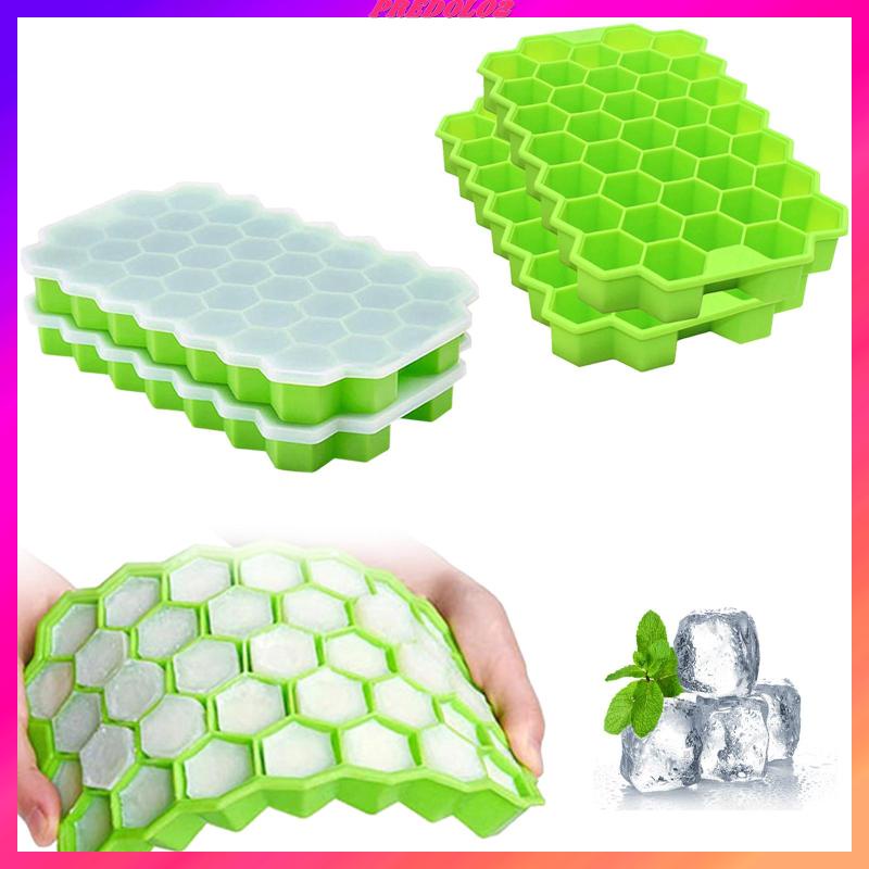 Set 2 Khay Silicone Làm Đá Viên / Sô Cô La / Nước Ép Có Thể Tái Sử