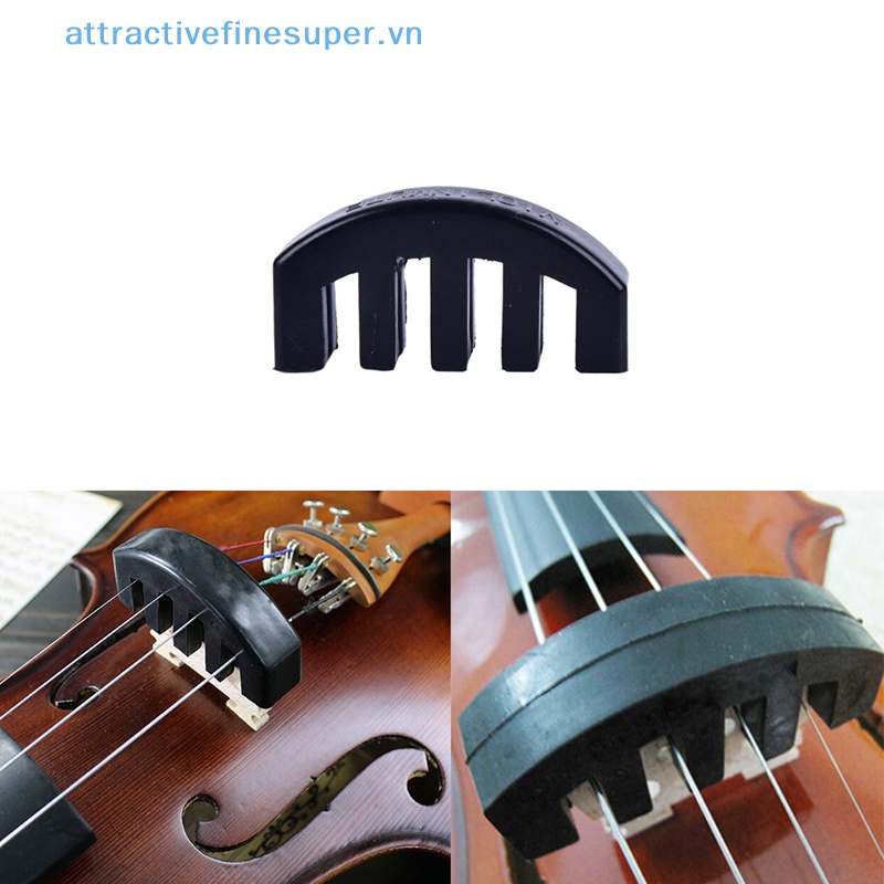 1 Miếng Cao Su Đen Giảm Ồn Cho Đàn Violin