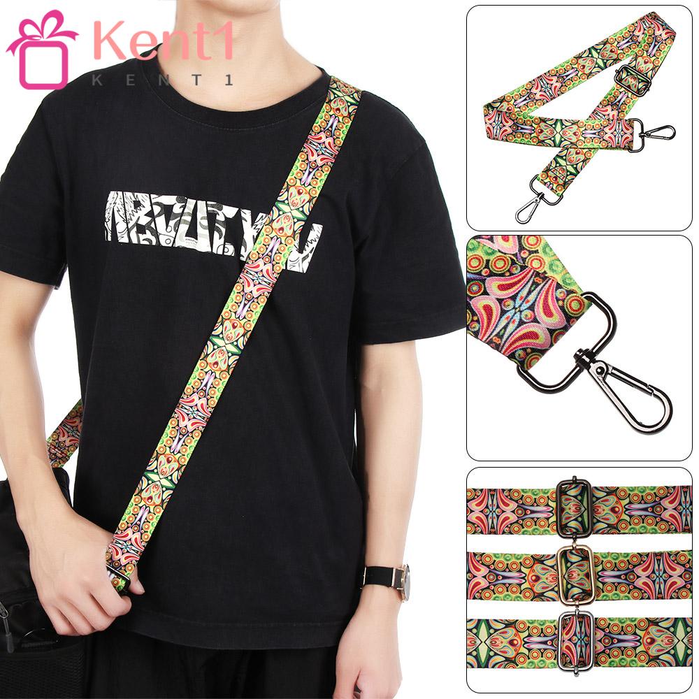 KENT1 Dây Đeo Túi Xách Bằng Nilon Họa Tiết Thổ Cẩm Nhiều Màu Tùy Chỉnh Tiện