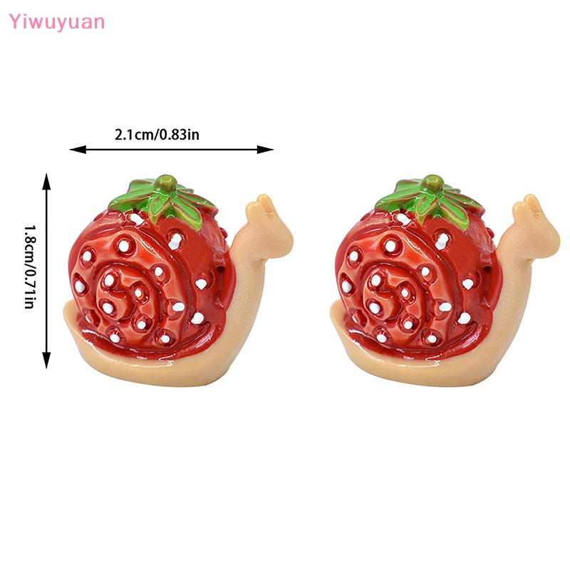 Bộ 5 Ốc Sên Mini Bằng Nhựa Resin Trang Trí Tiểu Cảnh Mới
