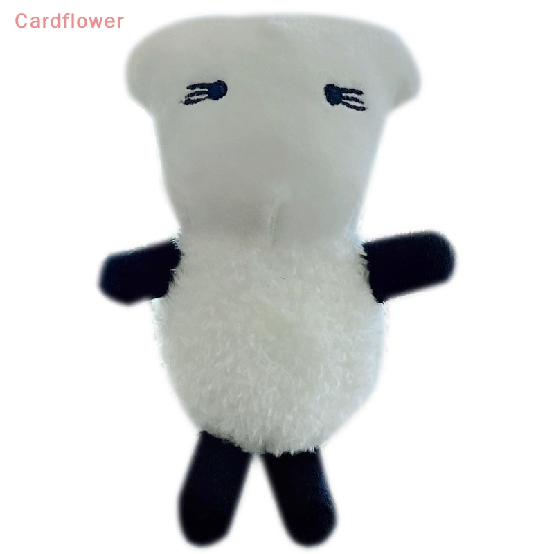 &lt; Cardflower &gt; Móc Khóa Hình Cừu Nhồi Bông Trắng Sáng Tạo Thời Trang Dễ Thương Dành Cho Học Sinh Mới