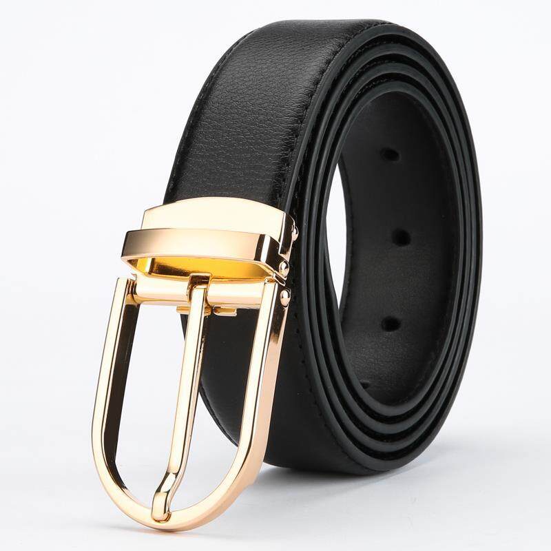 Thắt Lưng Da Khóa Kim Loại Thời Trang Cho Nam