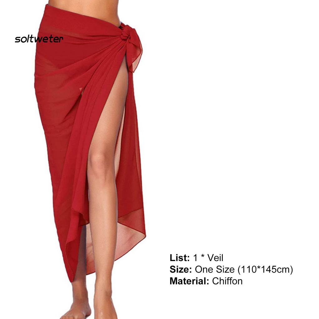 Váy Bơi Lưới Siêu Mỏng Màu Sắc Ngọt Ngào Dễ Phối Đồ Cho Nữ