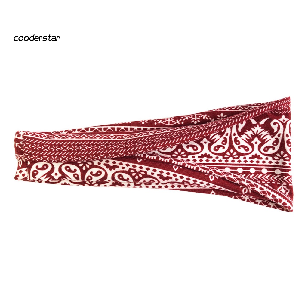 Băng Đô Vải Co Giãn Thoải Mái Bản Rộng Dùng Tập Yoga Trong Nhà / Ngoài Trời Cho Nữ