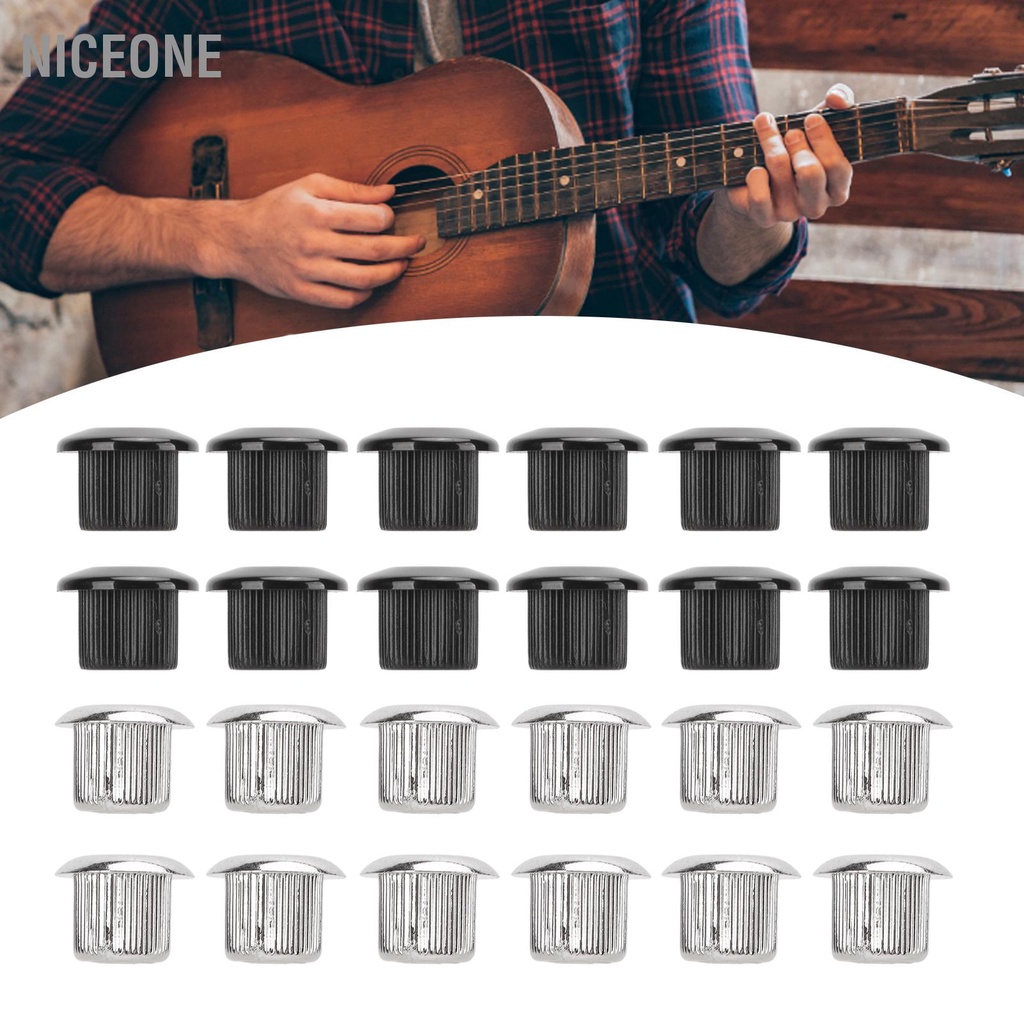NiceOne 12 Chiếc Acoustic Guitar Tuner Chuyển Đổi Bushing Bộ Phụ Kiện Nhựa 10Mm