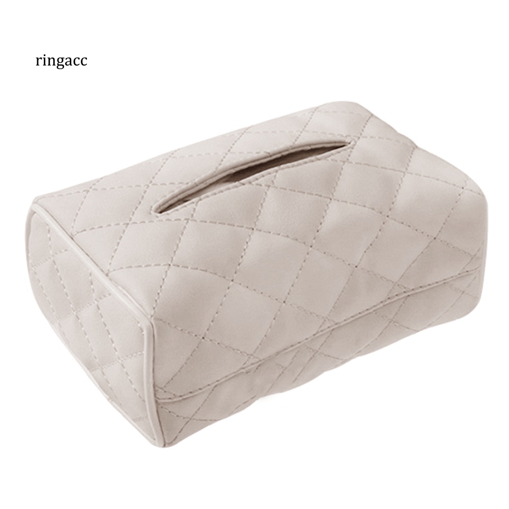 Rga Hộp Đựng Khăn Giấy Bằng Da Giả Gắn Sau Ghế Ngồi Xe Hơi