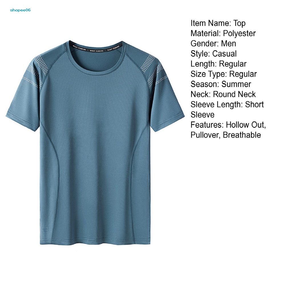 Áo Thun Tay Ngắn Cổ Tròn Màu Sắc Trơn Thoáng Khí Thời Trang Mùa Hè Cho Nam