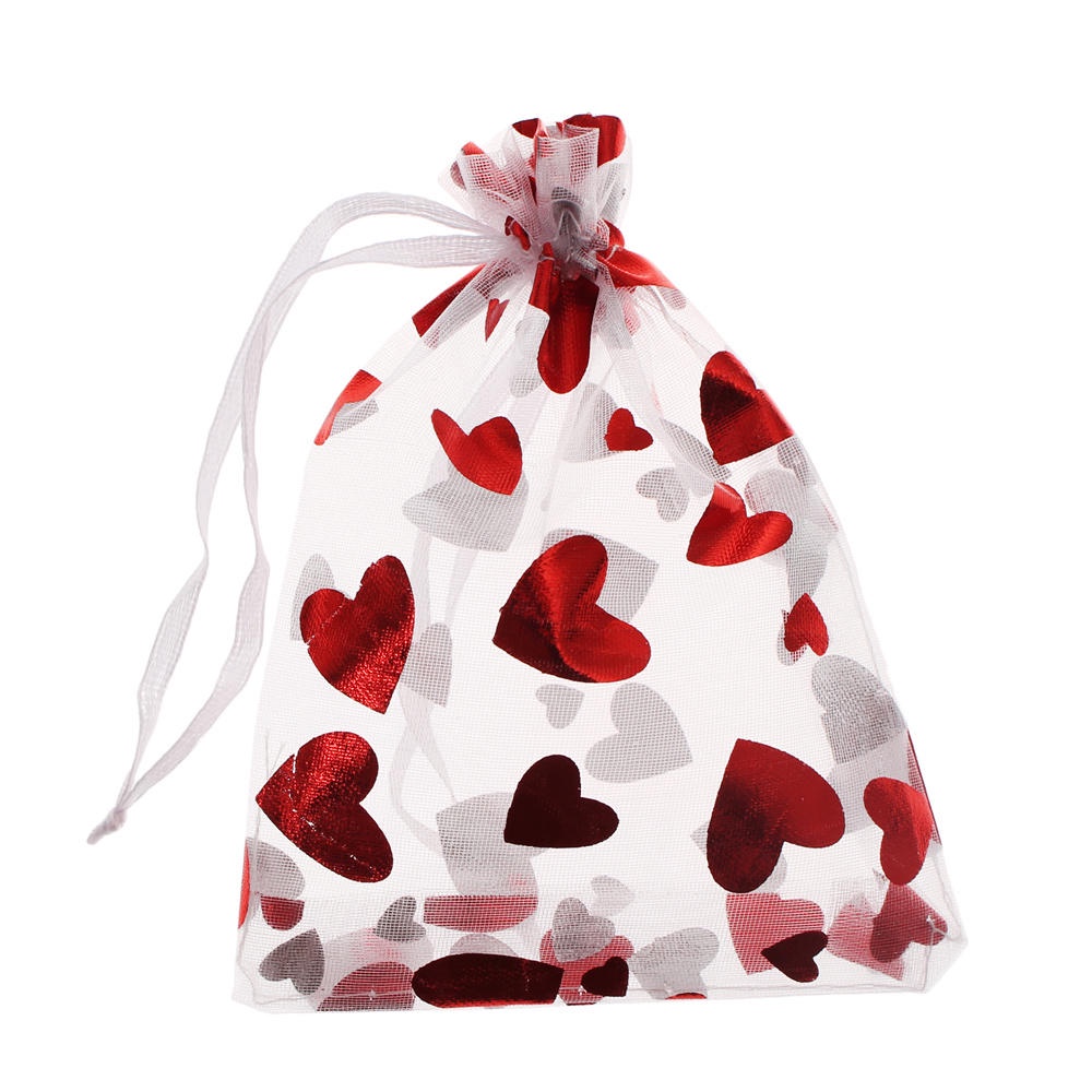 Set 100 Túi Lưới Đựng Quà Màu Sắc Tươi Sáng