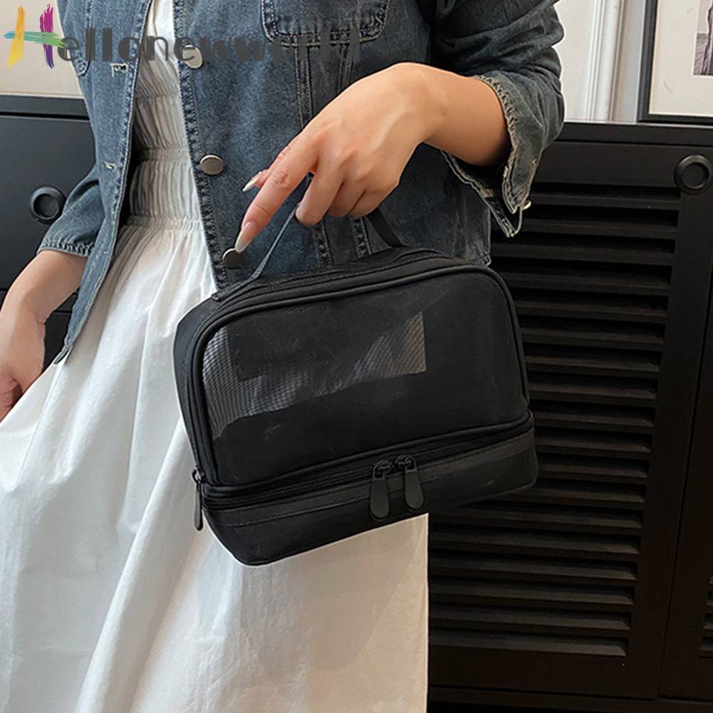 Túi Lưới Nylon Đựng Mỹ Phẩm Tiết Kiệm Không Gian Tiện Dụng Cho Gia Đình / Văn Phòng