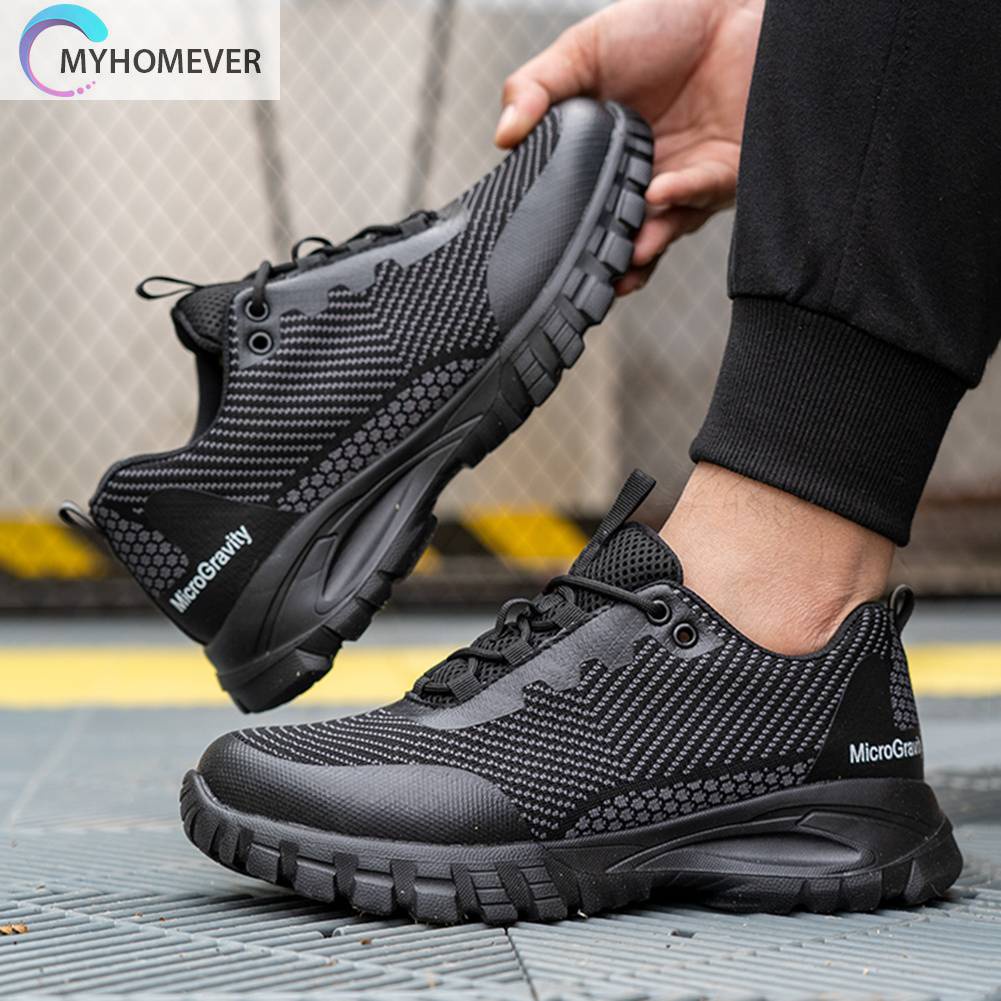 Giày Tây Mũi Thép Thoáng Khí Chống Đâm Thủng Cho Nam Nữ