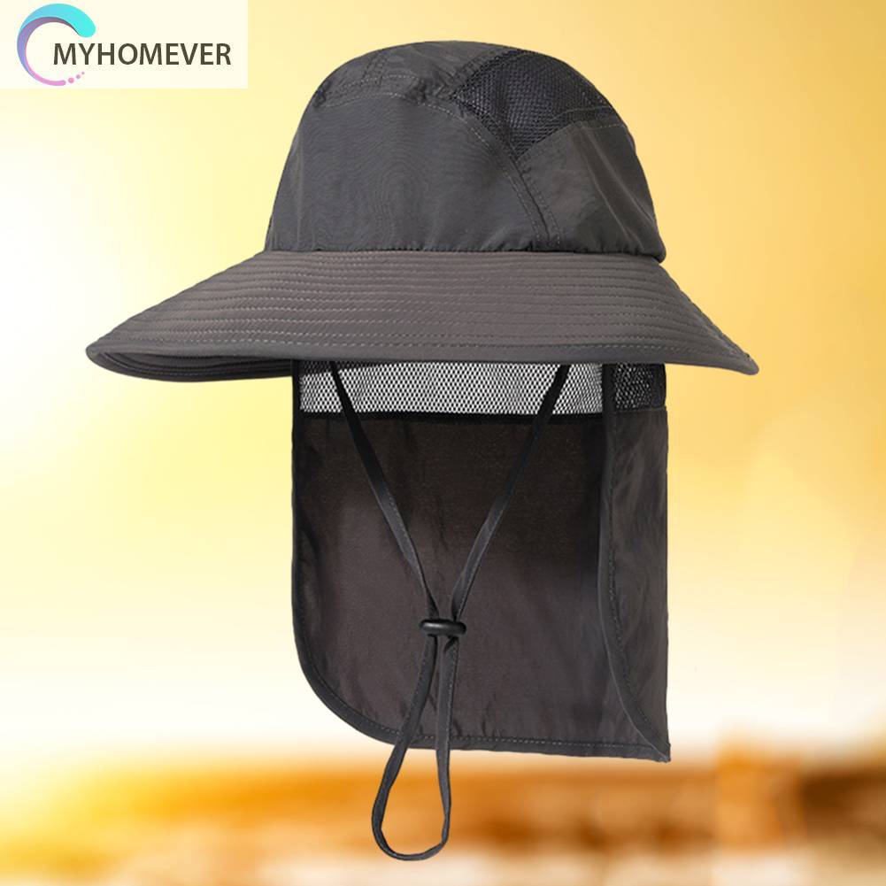 Mũ Boonie Thoáng Khí Chống Nắng Có Màn Che Dùng Khi Chạy Bộ Leo Núi Sự Bảo