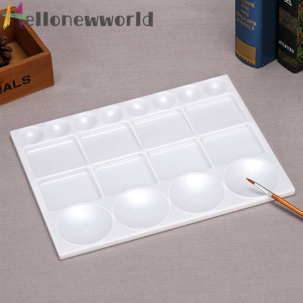 Khay Trộn Màu Nước Bằng Nhựa PP 20 Ngăn Tiện Dụng