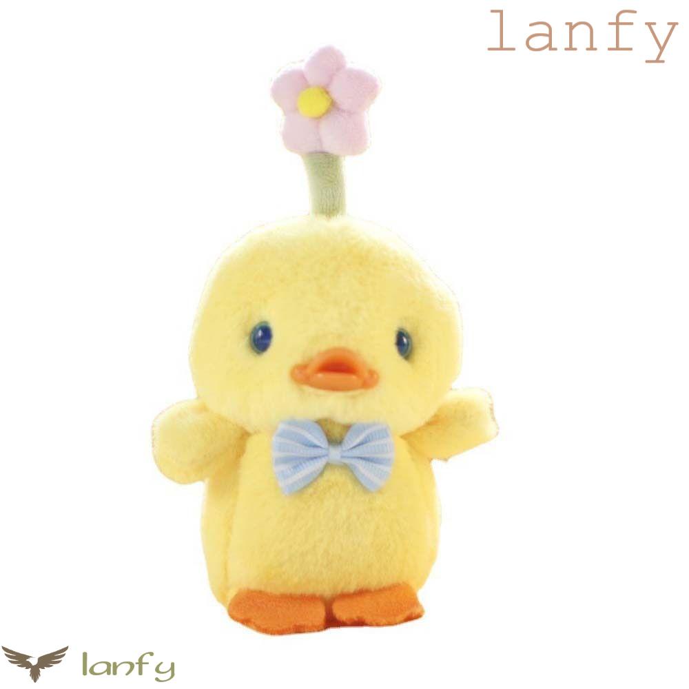 LANFY Móc Khóa Gà Nhồi Bông Dễ Thương Đáng Yêu