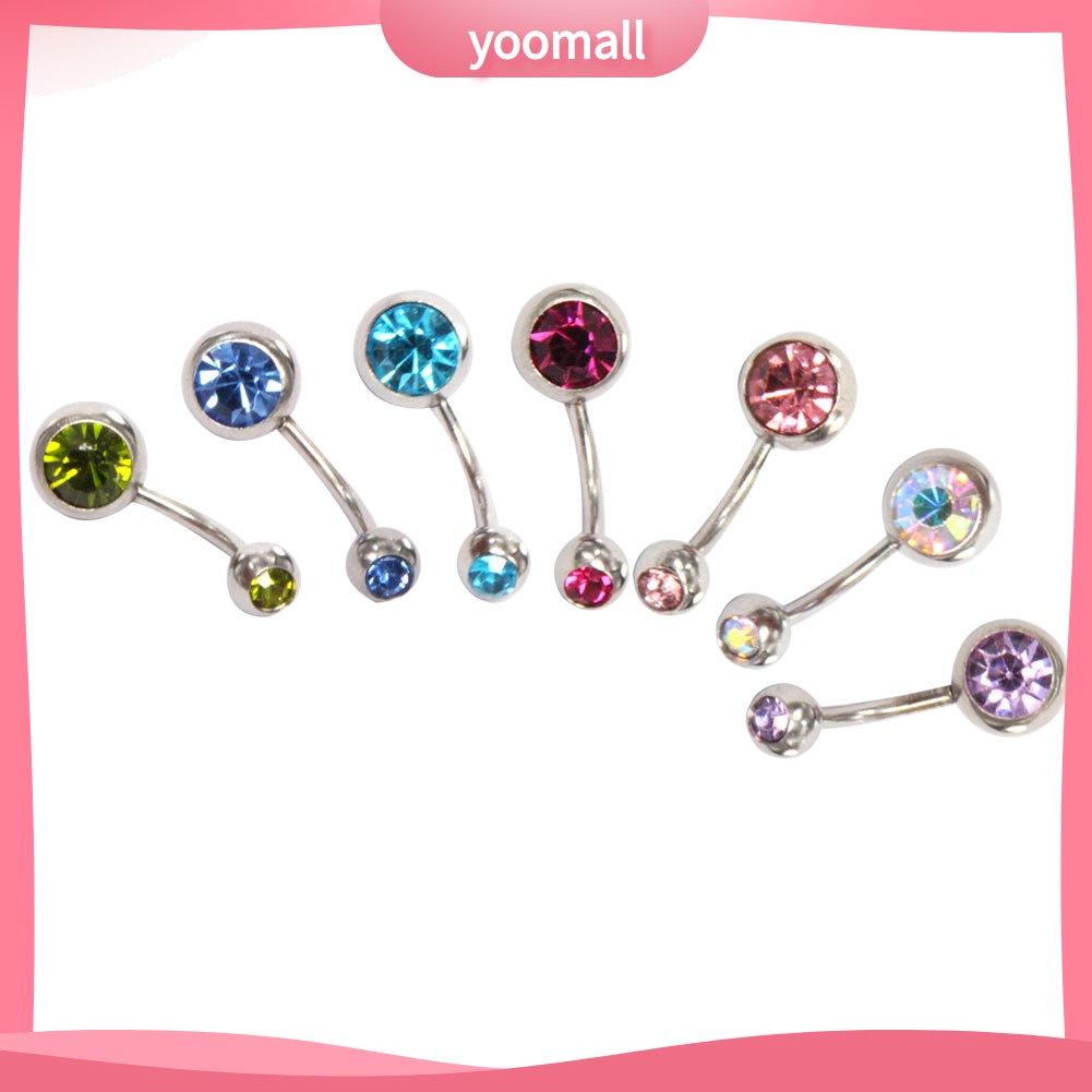 Khuyên Rốn Đính Đá Trang Trí Thời Trang Cho Nữ