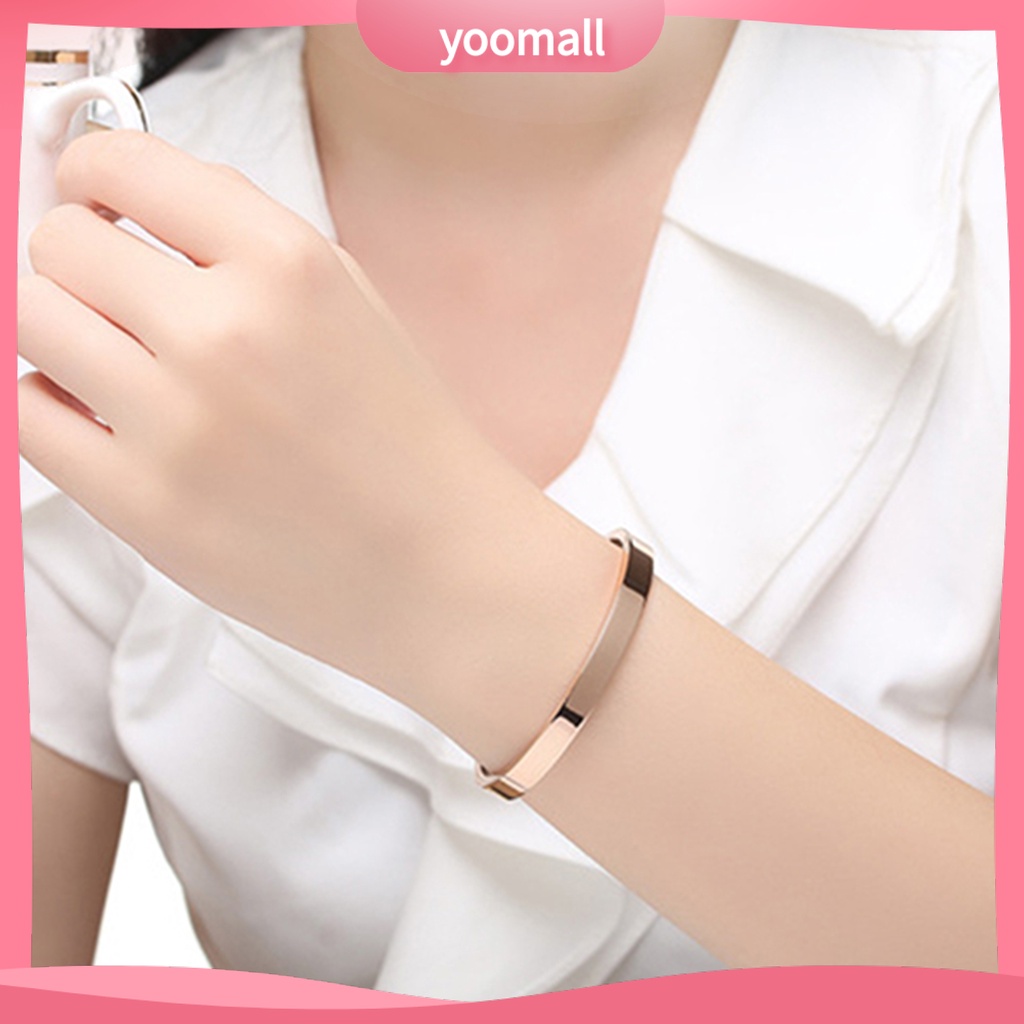 Vòng Đeo Tay Đánh Bóng Mạ Đồng Thân Thiện Với Da Thanh Lịch Unisex