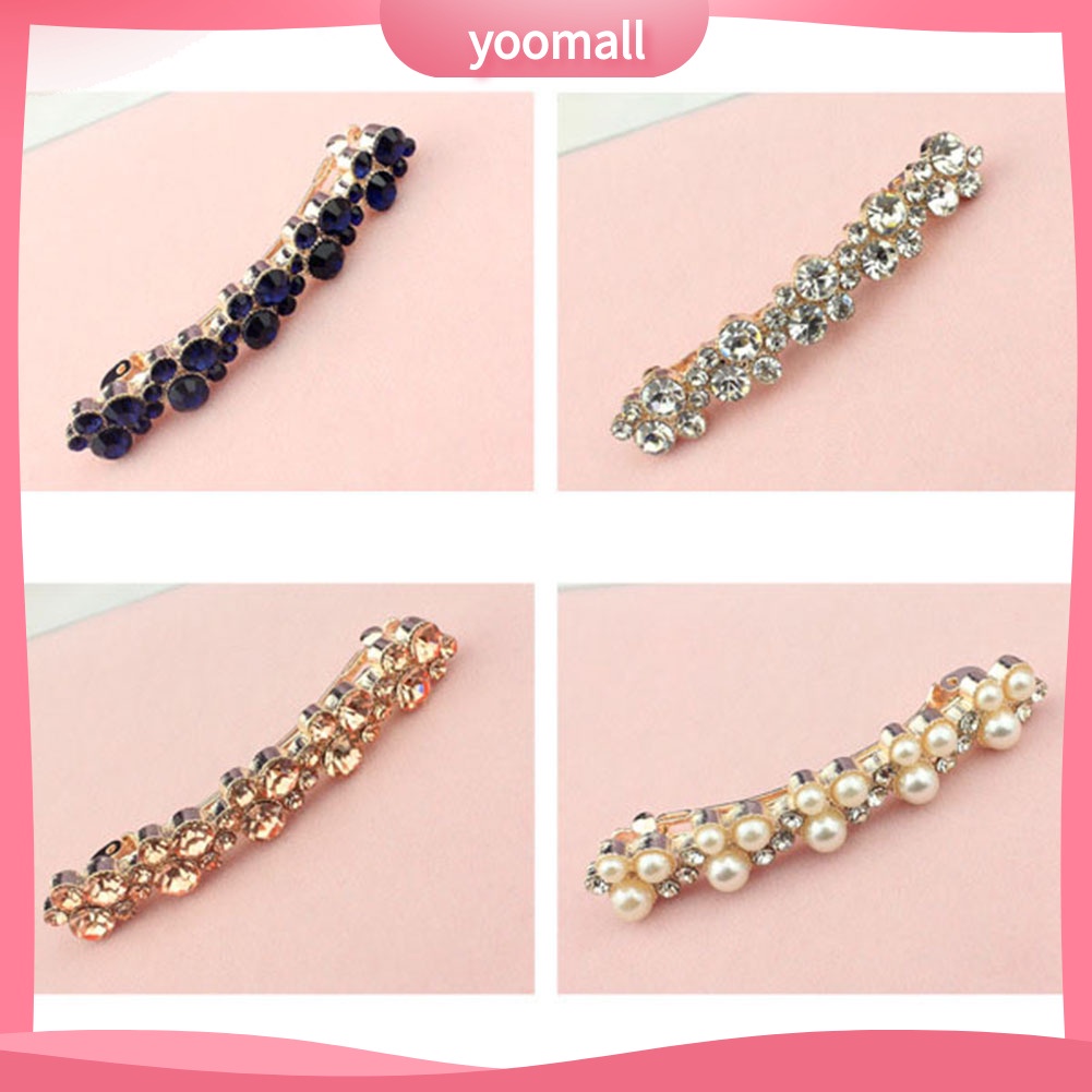 Kẹp Tóc Đính Ngọc Trai Giả Thời Trang Cho Nữ