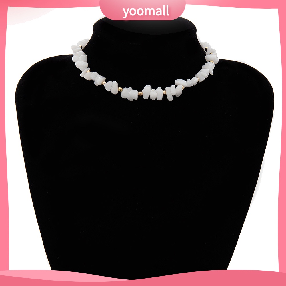Vòng Cổ Choker Đính Đá Phong Cách Bohemian Thời Trang Đi Biển Mùa Hè Dành Cho Nữ