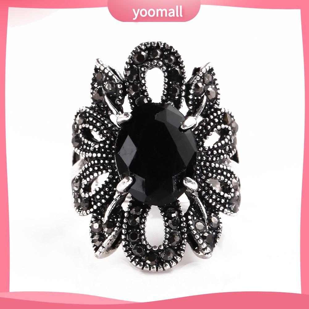 Nhẫn Hợp Kim Mặt Hoa Phong Cách Vintage Thời Trang Dành Cho Nữ