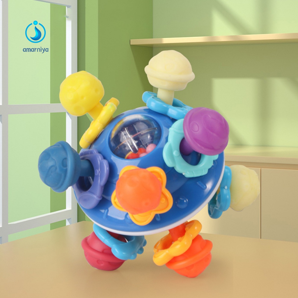 Đồ Chơi Bóng Lục Lạc Manhattan Bề Mặt Mịn Phát Triển Âm Thanh Ảo Thuật Cho Trẻ Mẫu Giáo