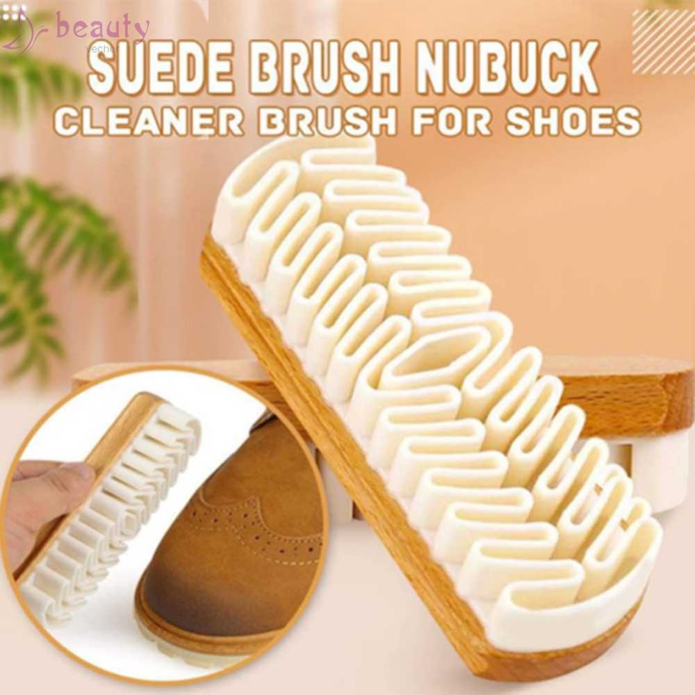 Set 1 / 2 Bàn Chải TPR Da Lộn Chuyên Dụng Cho Loại Bỏ Bụi Cho Giày