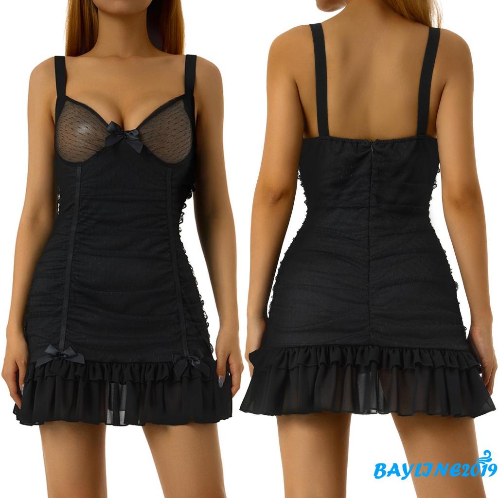 Đầm Hai Dây Màu Trơn Thời Trang Mùa Hè Cho Nữ