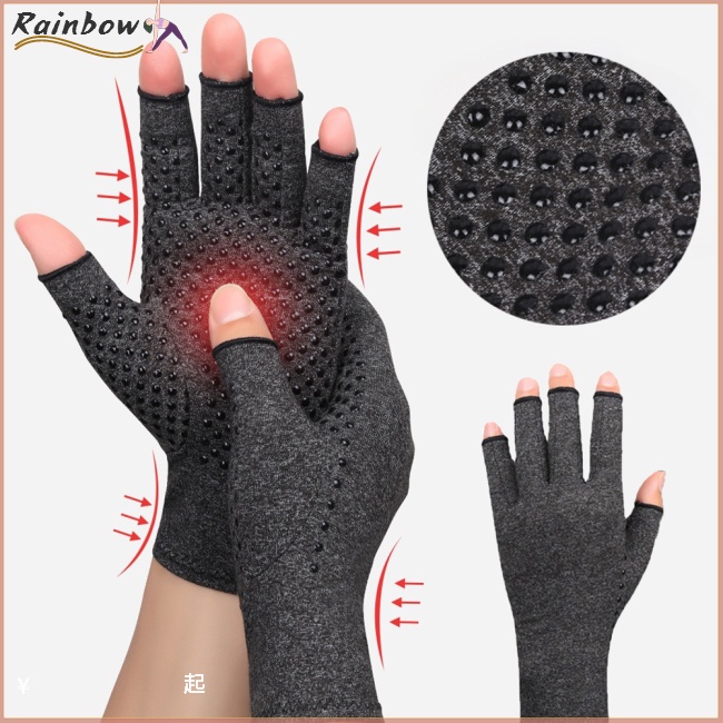 1 Đôi Găng Tay Nửa Ngón Chống Trượt Thoáng Khí Thoải Mái