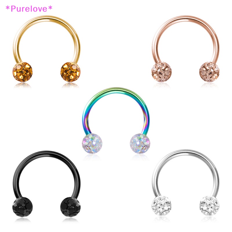 Purelove > Khuyên Mũi Shambhala Đính Đá Lấp Lánh Thời Trang Mới