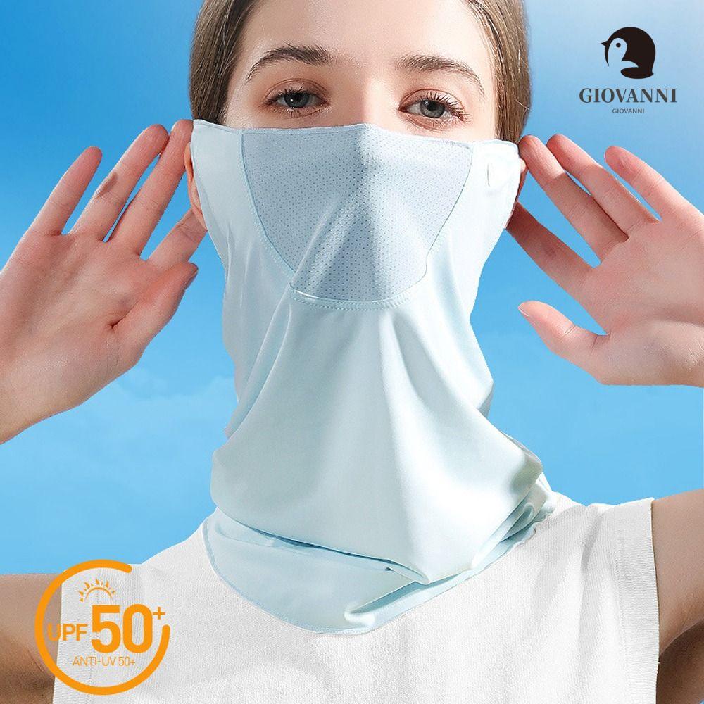 Khẩu Trang GIOVANNI Chống Nắng Chống Tia UV Chống Gió Thoáng Khí Kèm Tấm Che Cổ