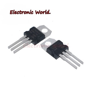 Bộ 10 linh kiện điện tử 7805 l7805cv 7812 l7812 lm317 lm317t to-220 chất lượng cao