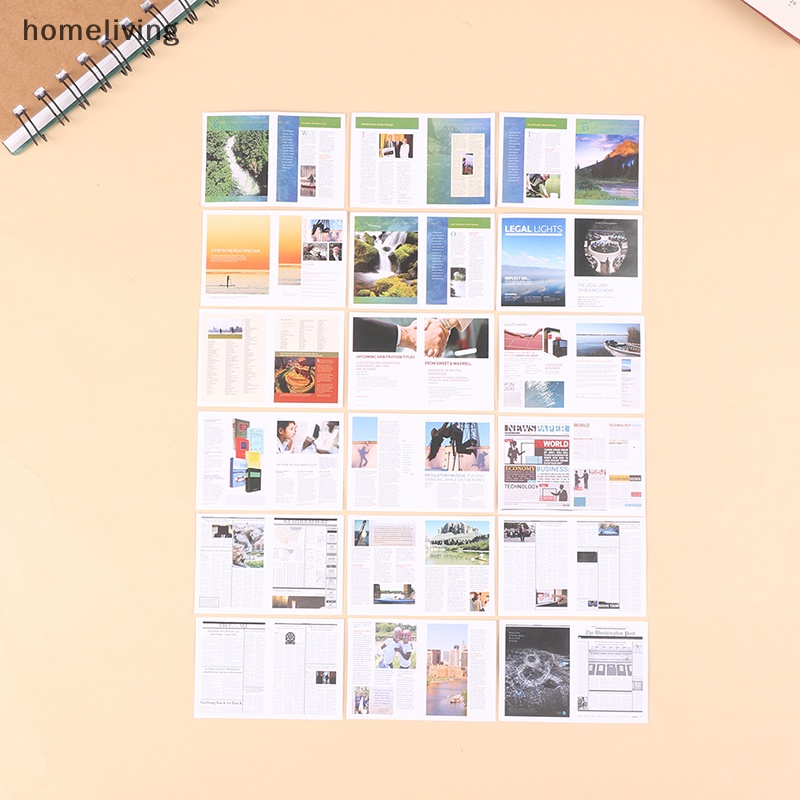 Set 6 Tạp Chí Xinh Xắn Dùng Để Trang Trí Nhà Búp Bê