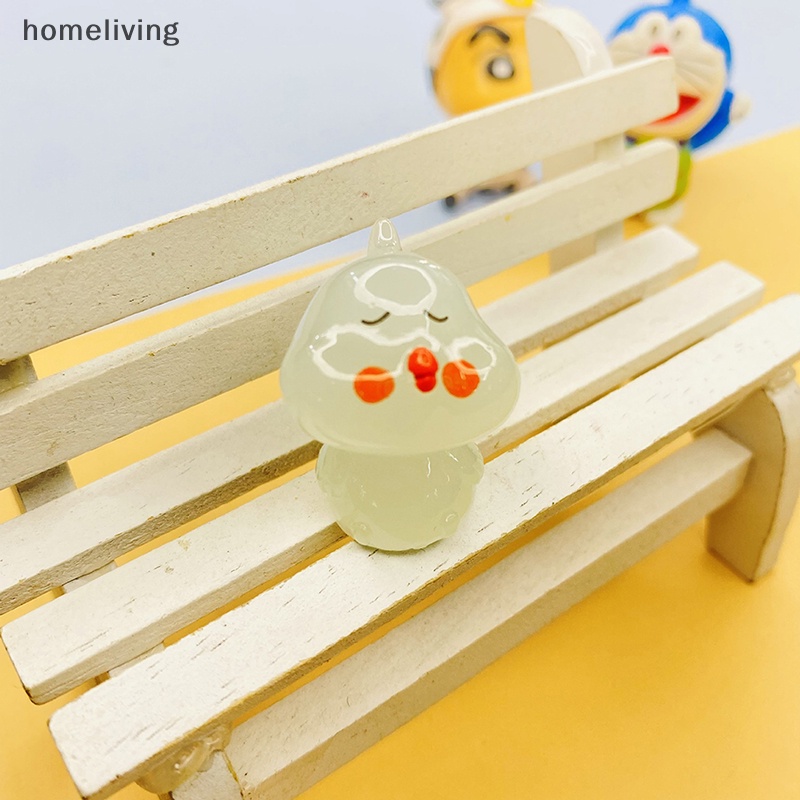 Bộ 5 Chú Gà Con Màu Dạ Quang Bằng Nhựa Resin Phong Cách Ngẫu Nhiên DIY