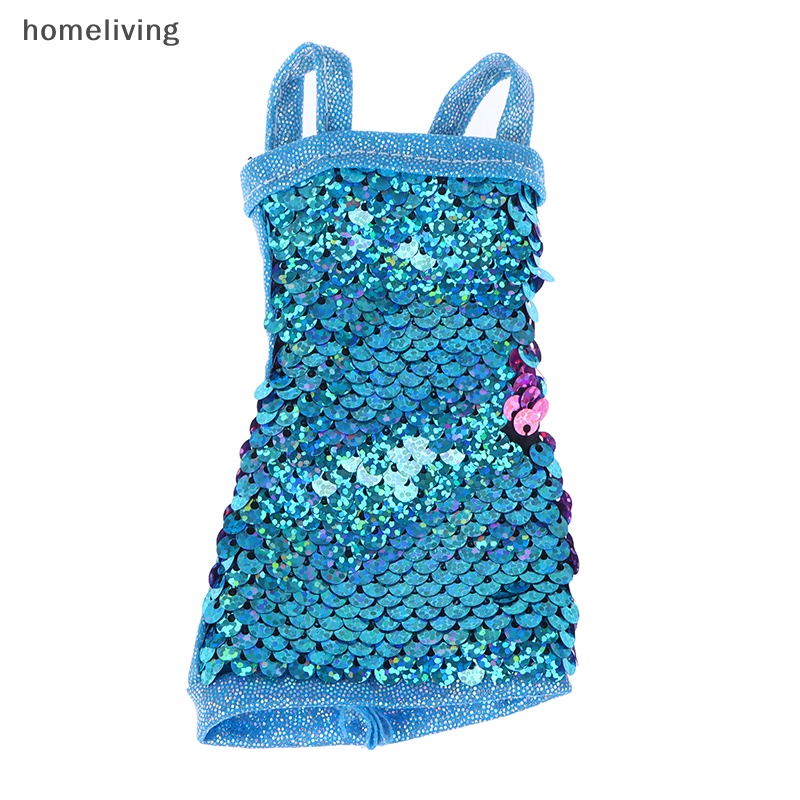 Đầm Ngắn Dáng Ôm Đính Kim Sa Lấp Lánh Dễ Thương 30cm Làm Quà Tặng Cho Bé Gái / Gia Đình DIY