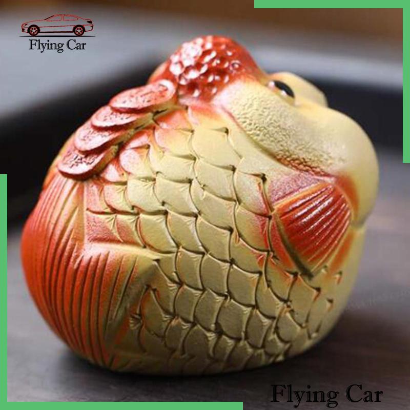 Tượng Cá Vàng Mini Điêu Khắc Tinh Xảo Dùng Để Trang Trí Phòng Khách