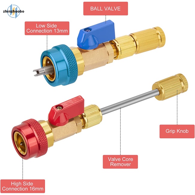 Bộ Dụng Cụ Tháo Lõi Van Máy Điều Hòa Chuyên Dụng ZHIN R134A