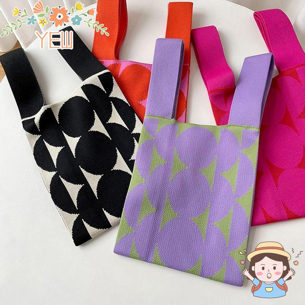 Túi Tote Đan Len Thiết Kế Nút Thắt Có Thể Tái Sử