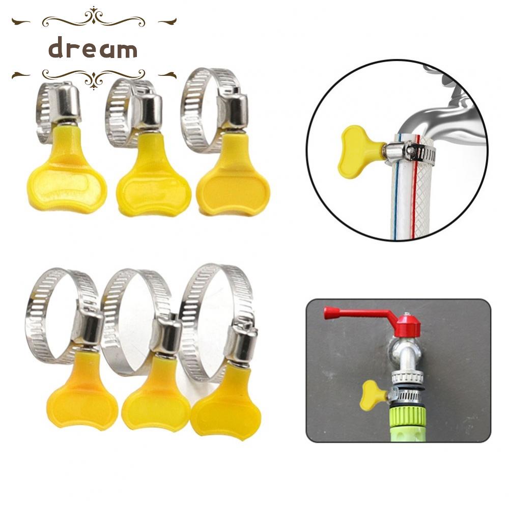 【DREAMLIFE】Hose Clamp 10-38mm Fastening Pipes Gas Leak Waterproof Handle Hand Wriggle