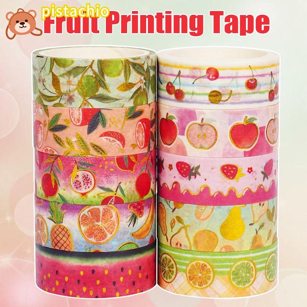 Set 10 Cuộn Băng Keo Dán Trang Trí Họa Tiết Dễ Thương Thời Trang