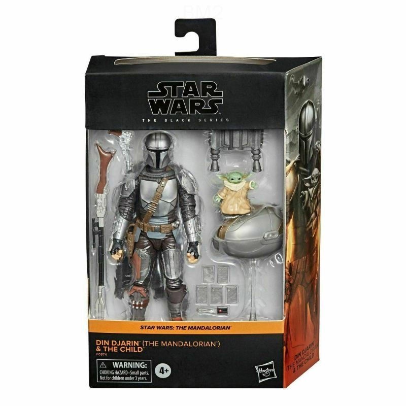 Mô Hình Nhân Vật Djarin The Mandalorian and The Child Yoda Trong Phim Star Wars 20CM