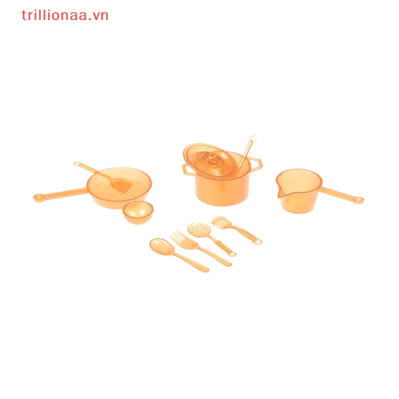 Set 10 Dụng Cụ Ăn Uống Mini Trang Trí Nhà Búp Bê Bộ Đồ Chơi Dụng Cụ Ăn Uống Mini Dành Cho Búp Bê Phụ Kiện Trang Trí Nhà Bếp Xinh Xắn Chất Lượng