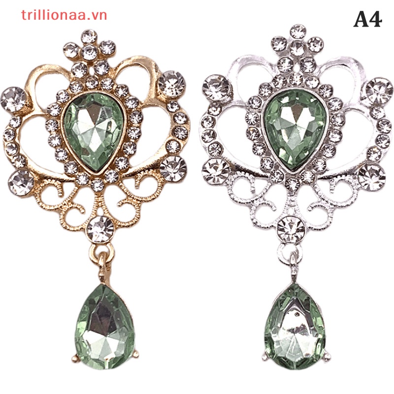 Trâm Cài Áo Đính Đá Màu Vàng Kim Sang Trọng Dùng Làm Trang Sức Thủ Công DIY