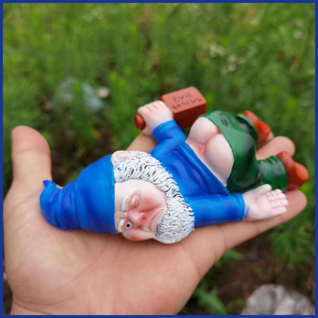 Phụ Kiện Trang Trí Vườn Cây Hình Drunk Gnomes Sáng Tạo