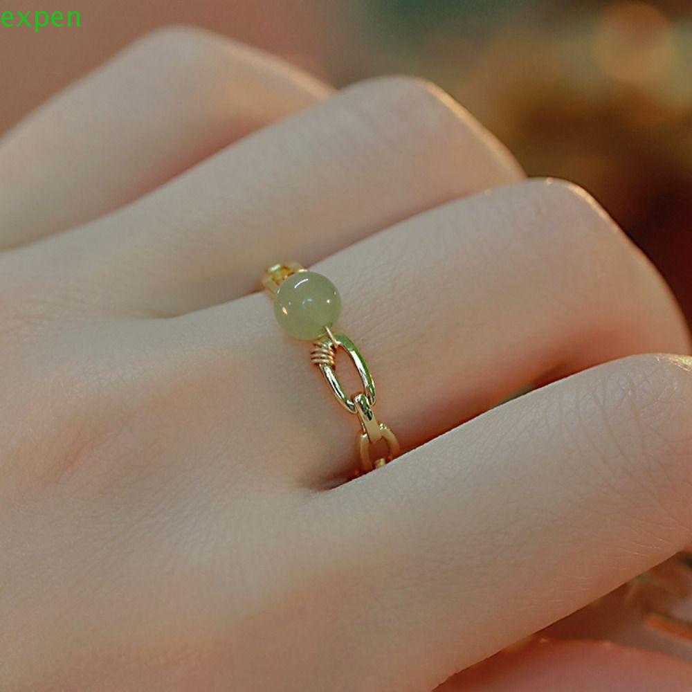 Nhẫn Đeo Tay Phong Cách Retro Thanh Lịch|Nhẫn Thiết Kế Hình Học Phong Cách Trung Hoa Cho Nữ