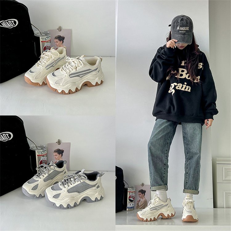 Giày Thể Thao Tăng Chiều Cao Thoáng Khí Thời Trang Mùa Hè