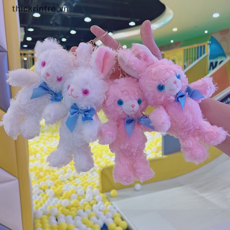 Móc Khóa Thỏ Nhồi Bông Đáng Yêu Cho Bé