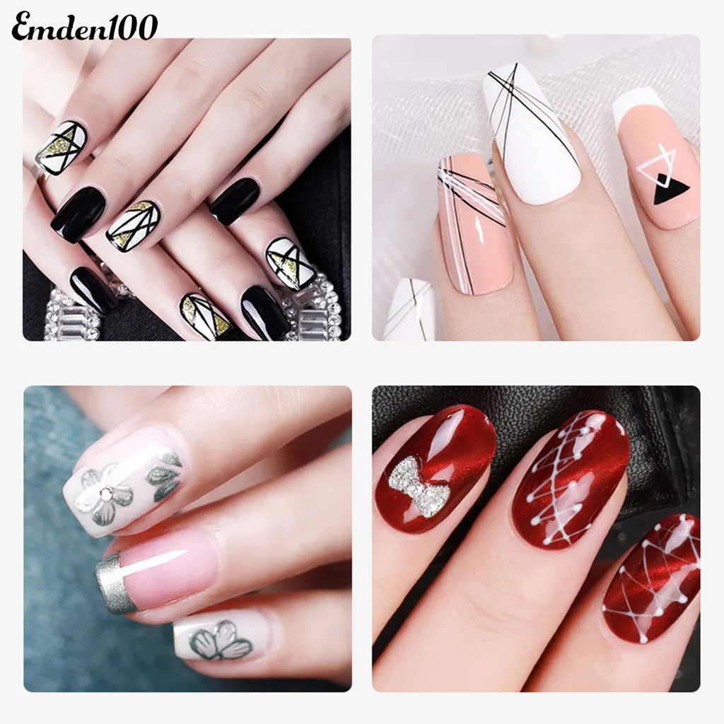 Set 3 Cọ Vẽ Trang Trí Móng Tay Nghệ Thuật Siêu Mịn Đa Năng