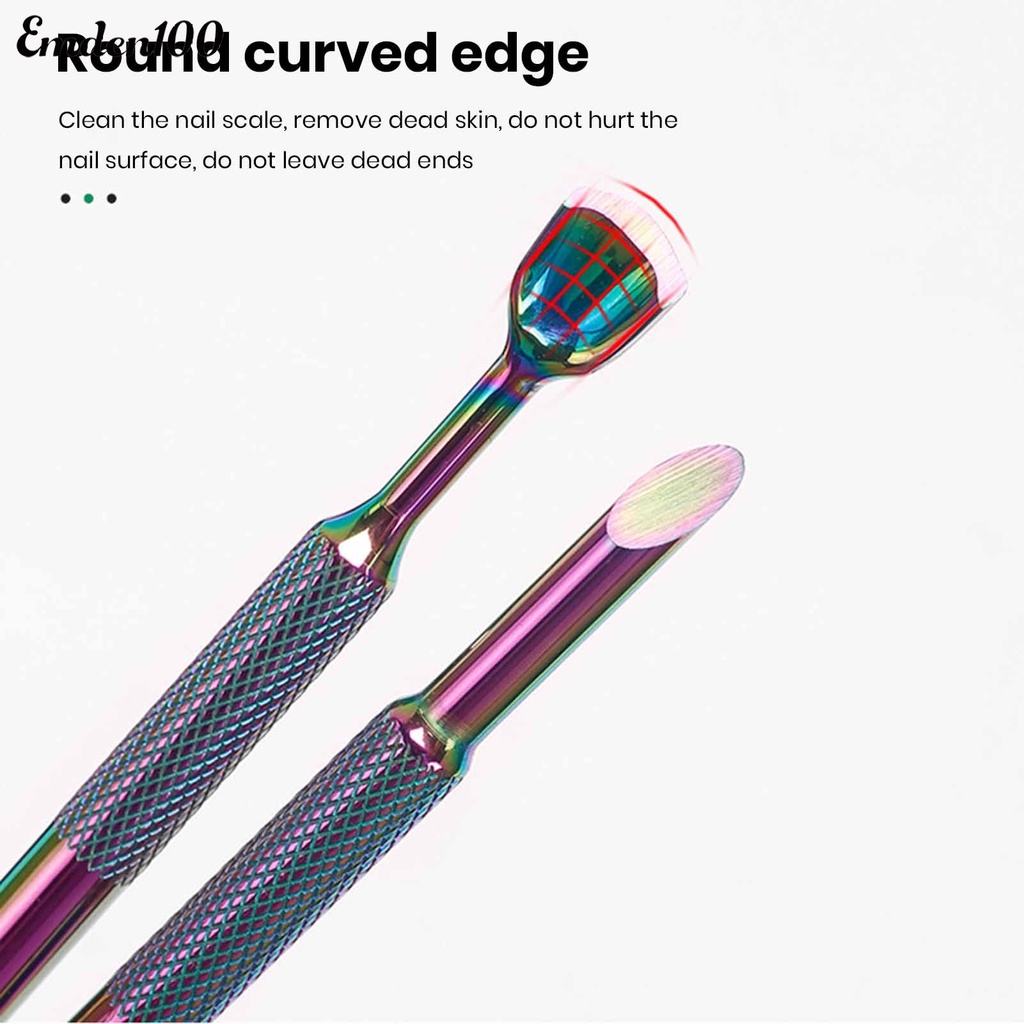 Dụng Cụ Cắt Móng Bằng Thép Không Gỉ Hai Đầu Dạng Cong / Vòng Cung